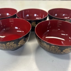 新品　お椀　お箸　箸置き2種類　　5セットの画像