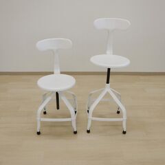 スチールチェア2脚【小金井市民限定】（小金井市再生家具）品番：07-02-16 ※新規優先の画像