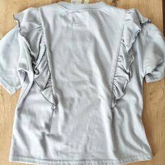 フリルデザイン☆キッズTシャツ☆新品タグ付きの画像