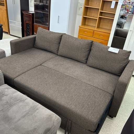 リユースのサカイ東金店 IKEA ３人掛けソファー(オットマン付き) TJ13264