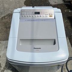 パナソニック　全自動洗濯機　大容量８．０ｋｇ／乾燥４．５ｋｇ　ホワイト　Ｐａｎａｓｏｎｉｃ　新品定価１３５，３００円　ヒーター乾燥　２段階シャワー　フレグランスコース　２０１９年製　ＮＡ－ＦＤ８０Ｈ６の画像