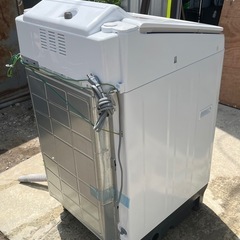 パナソニック　全自動洗濯機　大容量８．０ｋｇ／乾燥４．５ｋｇ　ホワイト　Ｐａｎａｓｏｎｉｃ　新品定価１３５，３００円　ヒーター乾燥　２段階シャワー　フレグランスコース　２０１９年製　ＮＡ－ＦＤ８０Ｈ６の画像