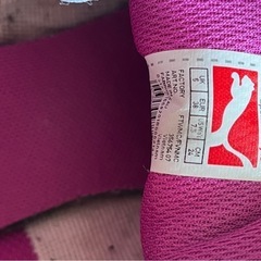 PUMA プーマ レディース スニーカー 白×ピンク（24cm）の画像