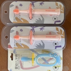 新品未使用　赤ちゃん用歯ブラシ　差し上げます。