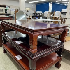 リユースのサカイ東金店 座卓 茶 大 TJ13266の画像