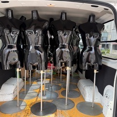 ◎店舗  学校 イベント等に！ 黒色 トルソー マネキン お好きな数でどうぞ！ 在庫76体有
の画像