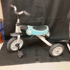 nadle 三輪車 3way 折りたたみ 手押し棒付き　変身バイクの画像