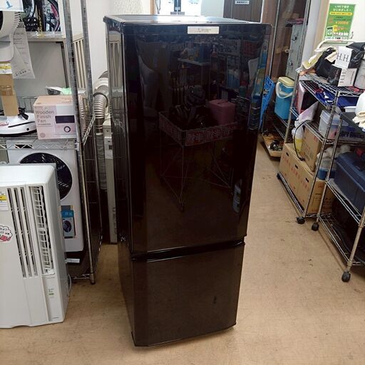 MITSUBISHI 冷蔵庫 MR-P17E-B 168L 2019年製 2ドア (（株