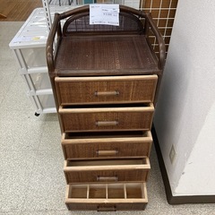 リユースのサカイ東金店 籐製 チェスト TJ13269の画像
