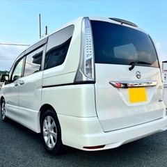 極上8人乗り車☆ガソリン代 節約☆S-HYBRID入りました‼️24年式☆月々1.2万円〜分割払い可❗️車検2年付き！大人気☆ニッサン セレナ☆BluetoothSDナビ☆走行中DVD見れます☆ETC付き☆便利なバックカメラ☆ドラレコ付きのフル装備☆電動スライドドア☆ウィンカーミラー☆フル装備☆純正アルミ☆事故修復歴無し☆車内広々三列シート‼️の画像