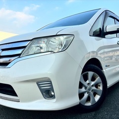 極上8人乗り車☆ガソリン代 節約☆S-HYBRID入りました‼️24年式☆月々1.2万円〜分割払い可❗️車検2年付き！大人気☆ニッサン セレナ☆BluetoothSDナビ☆走行中DVD見れます☆ETC付き☆便利なバックカメラ☆ドラレコ付きのフル装備☆電動スライドドア☆ウィンカーミラー☆フル装備☆純正アルミ☆事故修復歴無し☆車内広々三列シート‼️の画像