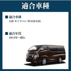 NV350キャラバンラゲッジマットの画像