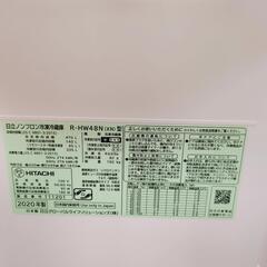 日立 475L5ドア冷蔵庫 R-HW48N(XN)型 2020年製 動作確認済み【こちらは店舗です。浜村鹿野温泉ICから3分 買取本舗 宮本リサイクル 営業時間9～19時 定休日水曜のみ←連絡できませんm(_ _)m】の画像