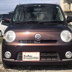 【ダイハツ ミラココア プラスX】可愛い軽自動車｜ETC・アルミホイール・ブラウン｜車検2年付き＆自社ローンOK！の画像