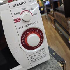 J019 ★庫内・天板に多少使用感★2018年製★60Hz専用★SHARP★電子レンジ★RE-T3-W6の画像