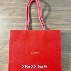 Cartier 紙袋 2サイズセットの画像