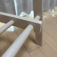 【渋谷区】木製ハンガーラック (折りたたみ可能) の画像
