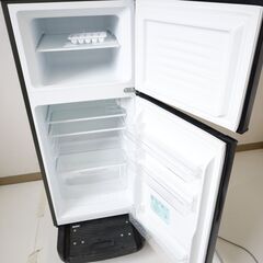 伊勢崎店 gi7-12 【現状品】Haier ハイアール 2017年製 冷凍冷蔵庫 JR-N121A型 ※通電確認済みの画像