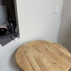 【イキカグ】ダイニングテーブル　丸テーブルの画像