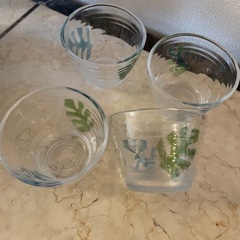 【美品】そうめん　鉢　器　つゆ入れ　4個セットの画像