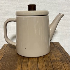 野田琺瑯　やかんケトル　ベージュの画像