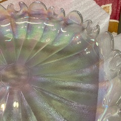 東洋ガラス　花座 大皿の画像