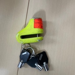 バイク用鍵　ロックの画像