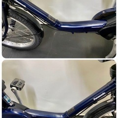 1年保証　送料無料 新型　パナソニック　ギュットミニ　20インチ　紺色　電動アシスト自転車 g715の画像