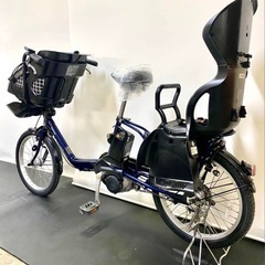 1年保証　送料無料 新型　パナソニック　ギュットミニ　20インチ　紺色　電動アシスト自転車 g715の画像