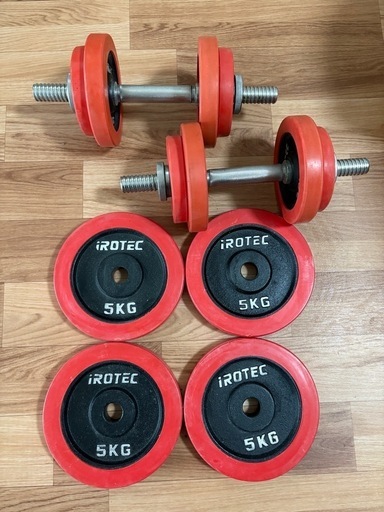 アイロテックラバーダンベル40KG (ひがなつ) 葛西のフィットネス