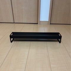 山崎実業(Yamazaki) コンロ排気口カバー 棚付き 伸縮 排気口カバーの画像