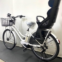 1年保証 送料無料　ブリヂストン　ハイディ2 26インチ　白　電動アシスト自転車 g715の画像