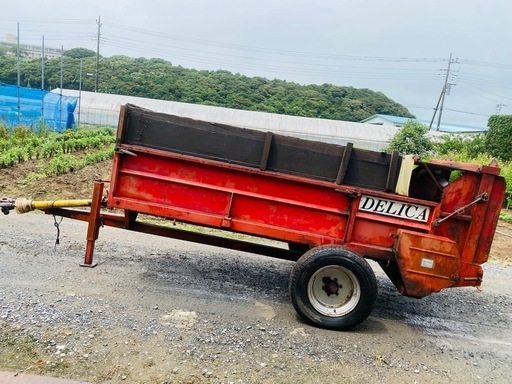 DELICA 農業用トレーラー 赤
