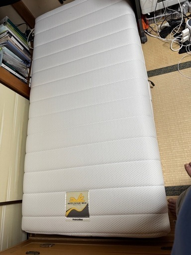 電動フランスベッドシングル購入時175,000円電動リクライン自在幅970長さ1950厚み210中古