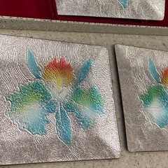 未使用品 七宝焼　小皿3枚セットの画像