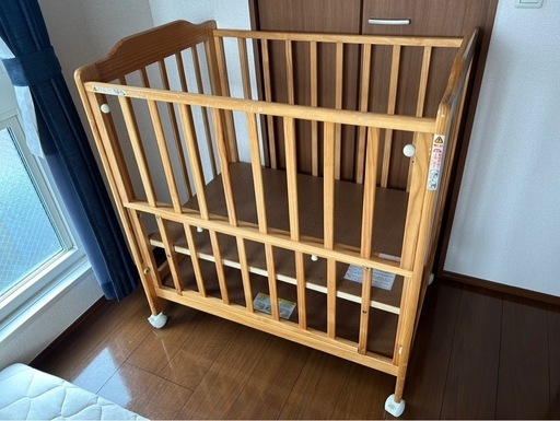 直接取引限定　未使用　美品　ベビーベッド　KATOJI KATOJI - 引き取り限定☆ ベビーベッド カトージの通販 by
