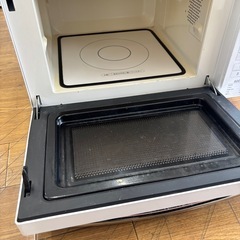2017年製 Haier ヘルツフリー電子レンジ JM-FH18Dの画像