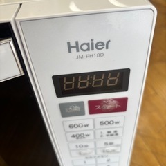 2017年製 Haier ヘルツフリー電子レンジ JM-FH18Dの画像