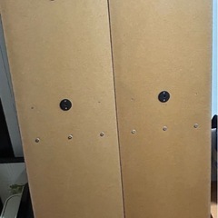 【7月25日まで】解体済　IKEA VÄNNA 壁掛けラック差し上げますの画像
