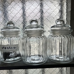保存容器　ガラス
瓶　5個の画像
