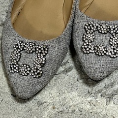 ビジュー付き  パンプスの画像