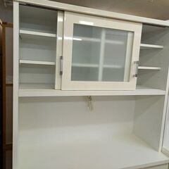 【ジャングルジャングル深井店】★浅川木工（㈱）2枚扉システムキッチンボード ホワイト 白 キッチン家具 家具 堺市（中区 堺区 東区 西区 南区 北区）和泉市 河内長野市 富田林市 松原市 狭山市 深井 【FU2463】の画像