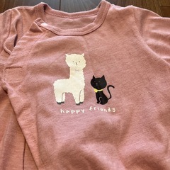 【無料】ベビー服(50-60)ピンク色差し上げますの画像