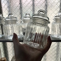 保存容器　ガラス
瓶　5個の画像