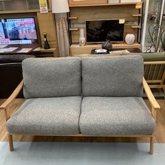 ジモティー限定価格！S238⭐ シギヤマ家具 LOKSER ロクサー 2.5Pファブリックソファ 幅162cm USED 綺麗の画像