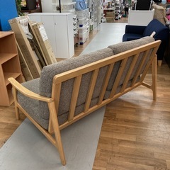 ジモティー限定価格！S238⭐ シギヤマ家具 LOKSER ロクサー 2.5Pファブリックソファ 幅162cm USED 綺麗の画像