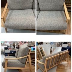 ジモティー限定価格！S238⭐ シギヤマ家具 LOKSER ロクサー 2.5Pファブリックソファ 幅162cm USED 綺麗の画像