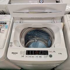 【愛品倶楽部柏店】 Hisense ハイセンス 2024年製 5.5kg 全自動洗濯機 HW-K55Eの画像
