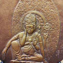 ■銅製■仏像 レリーフの画像
