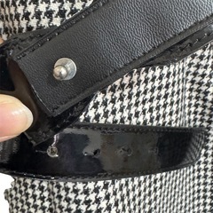 【スピーガー】レディース オシャレ ブラック チェック ワンピース Mの画像
